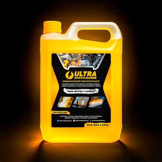ULTRA SPOTCLEANER – Desmanchador y desoxidante profesional para motores de carro y moto