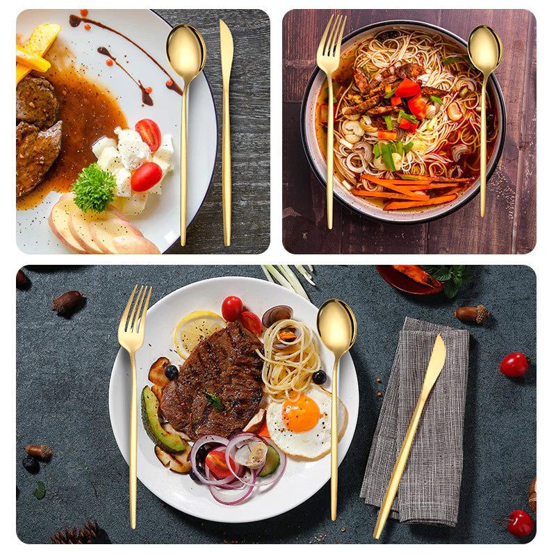 Set de Cubiertos Premium con Diseño Moderno para Cocina