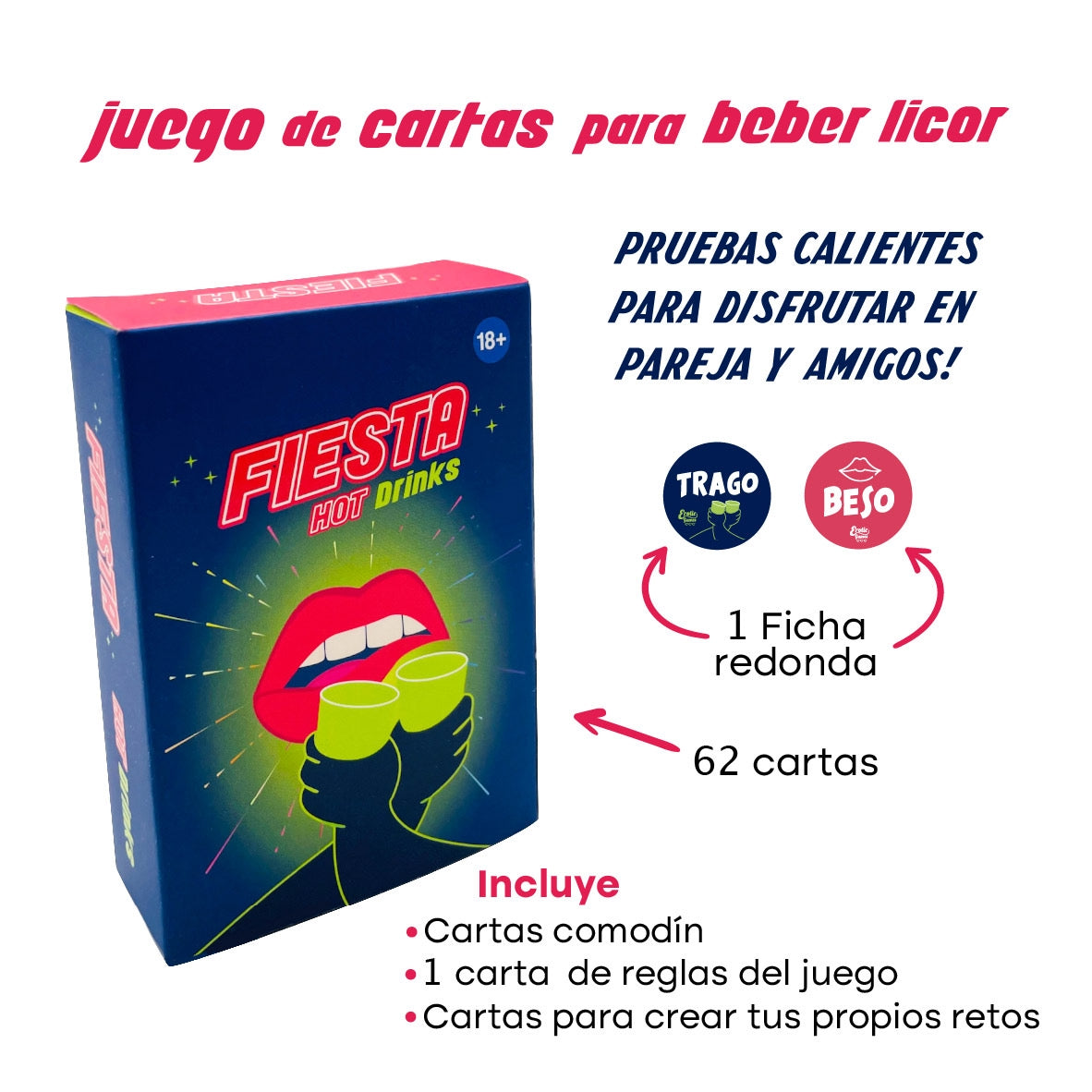 Juego de Cartas Fiesta Hot Drinks