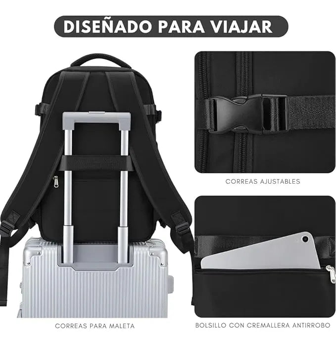 Mochila Multifuncional Bolsa De Viaje De Gran Capacidad