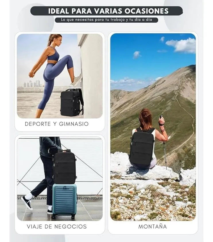 Mochila Multifuncional Bolsa De Viaje De Gran Capacidad